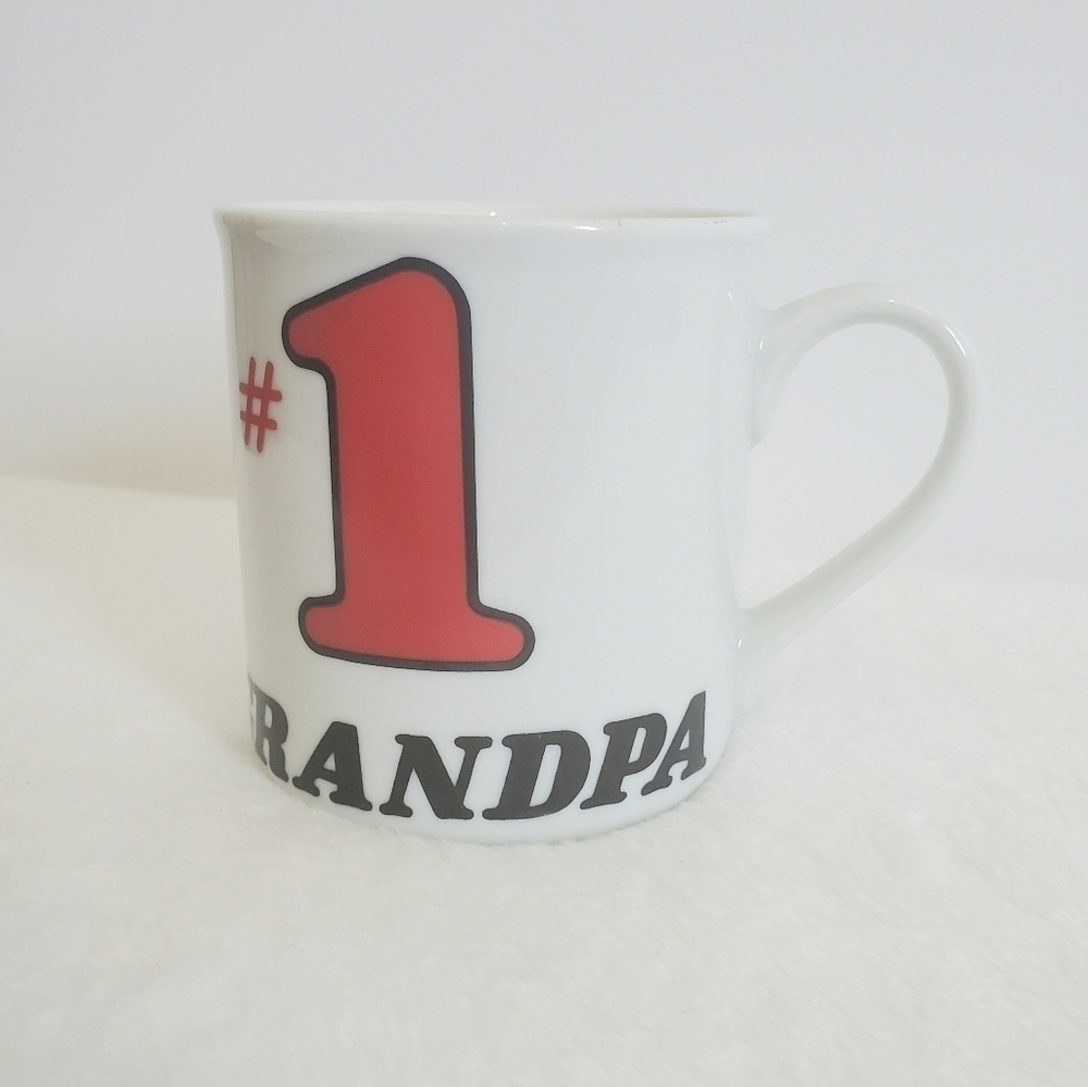 CLASSIC 90's Porcelana Schmidt #1 Grandpa Ceramic Coffee Cup Mug 10 oz